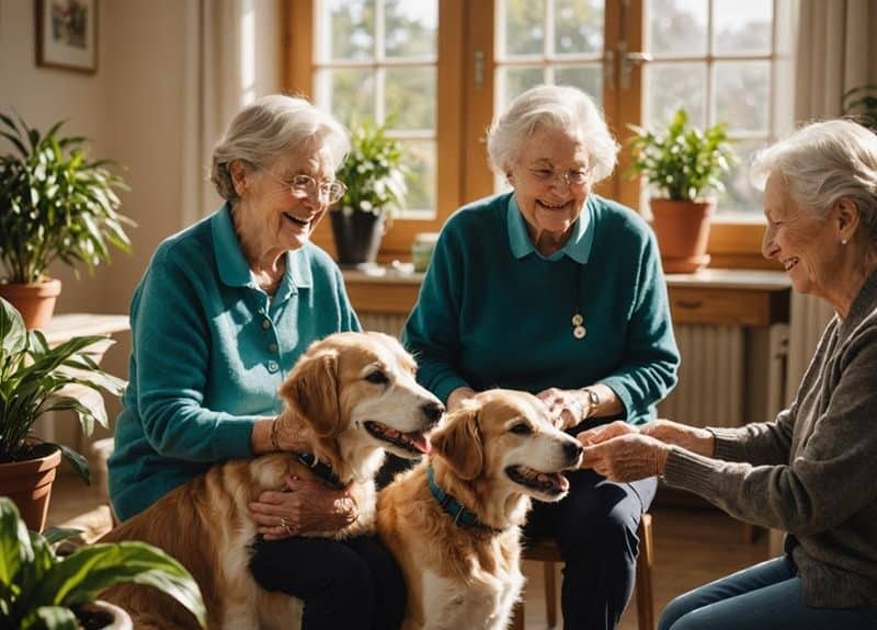 pet therapy enhances care homes
